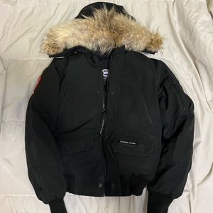 **SOLD** YOUTH Canada Goose Chilliwack Bomber Jacket - Sz Large Black